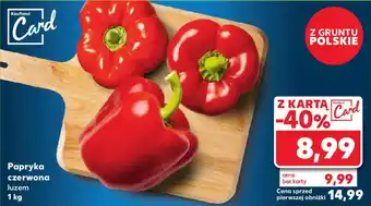 Kaufland Papryka czerwona luzem 1 kg oferta