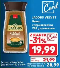 Kaufland JACOBS VELVET Kawa rozpuszczalna 200g oferta