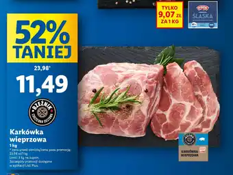 Lidl Karkówka wieprzowa 1 kg oferta