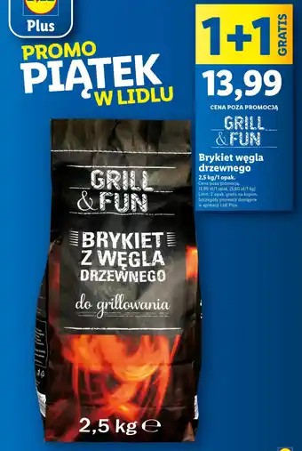 Lidl Brykiet węgla drzewnego 2,5 kg oferta