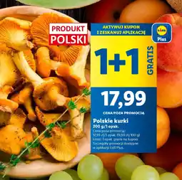 Lidl Polskie kurki 200 g oferta