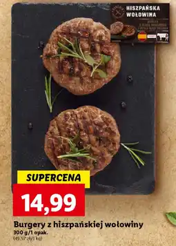 Lidl Burgery z hiszpańskiej wołowiny 300 g oferta