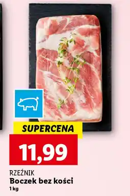 Lidl RZEŹNIK Boczek bez kości 1 kg oferta