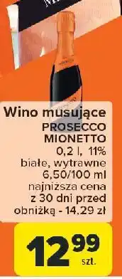 Carrefour Wino Mionetto Prosecco oferta