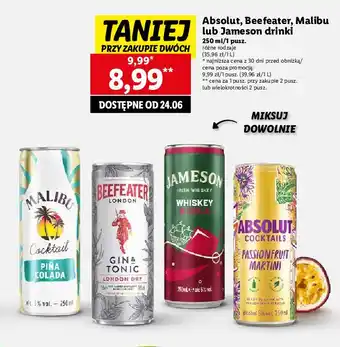 Lidl Drink z colą Jameson oferta