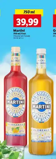 Lidl Vermouth bezalkoholowy Martini Vibrante oferta