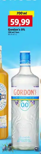 Lidl Gin bezalkoholowy Gordon's 0.0% oferta