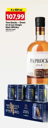 Lidl Whisky Two Stacks Dram In A Can Single Malt oferta