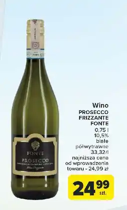 Carrefour Wino Fonte Prosecco Frizzante oferta