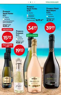Żabka Prosecco Stock Treviso oferta