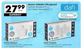 Biedronka Filtr unimax standard Dafi oferta