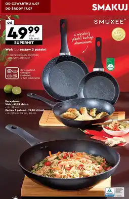 Biedronka Wok 28 cm Smukee Kitchen oferta