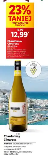 Lidl Wino Cimarosa Chardonnay Australia oferta