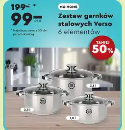 Biedronka Komplet garnków verso Mg Home oferta