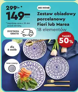 Biedronka Zestaw porcelany marea Mg Home oferta