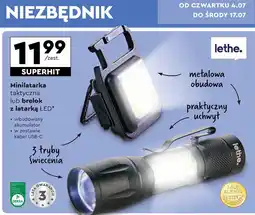 Biedronka Brelok z latarka led Lethe oferta