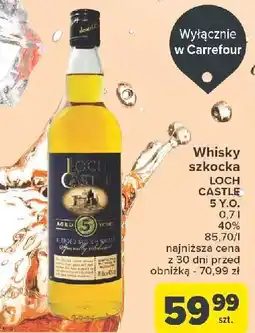 Carrefour Whisky Loch Castle 5 Yo oferta