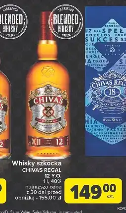 Carrefour Whisky Chivas Regal 12 oferta
