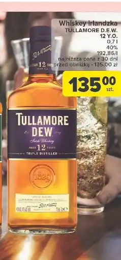 Carrefour Whiskey Tullamore Dew 12 Yo oferta