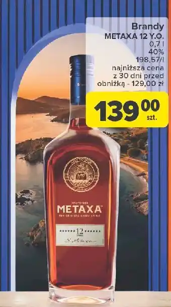 Carrefour Brandy Metaxa 12 oferta