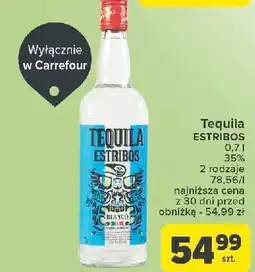 Carrefour Tequila Estribos Bianco oferta