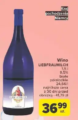 Carrefour Wino Liebfraumilch Blue oferta