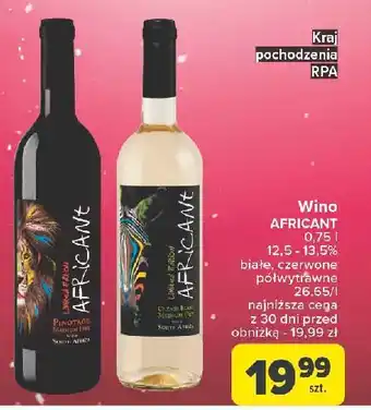 Carrefour Wino Africant Medium Dry oferta