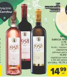 Carrefour Wino 1958 Wine Experience Rose oferta