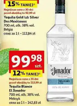Auchan Tequila El Jimador Blanco oferta