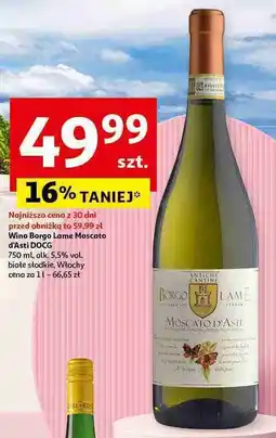 Auchan Wino Borgo Lame Moscato D'asti oferta