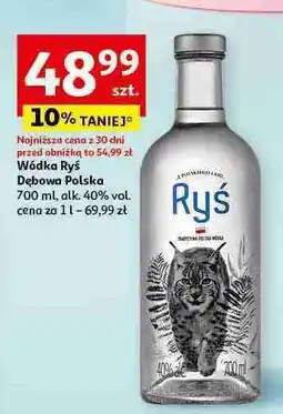 Auchan Wódka Ryś Vodka oferta