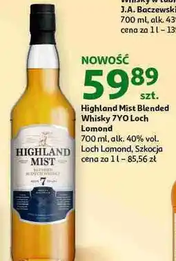 Auchan Whisky Highland Mist oferta
