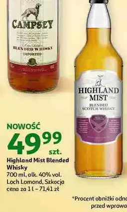 Auchan Whisky Highland Mist oferta