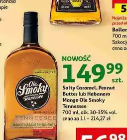 Auchan Whisky Ole Smoky Salty Caramel oferta
