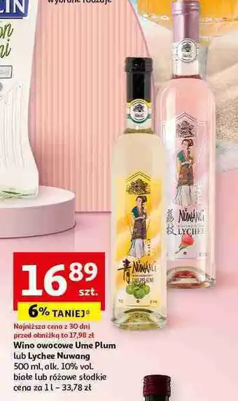 Auchan Wino Nuwang Lychee oferta