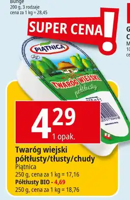 E.Leclerc Twaróg wiejski półtłusty Piątnica Bio oferta