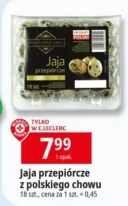 E.Leclerc Jaja przepiórcze z polskiego chowu Kwintesencja Smaku oferta