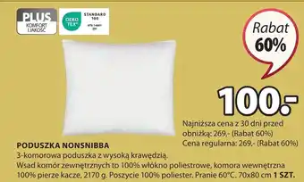 JYSK Poduszka Komfort oferta