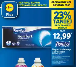 Lidl Papier toaletowy Floralys oferta