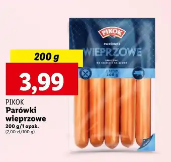 Lidl Parówki Pikok oferta