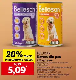 Lidl Karma dla psa Bellosan oferta