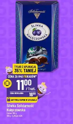 Polomarket Solidarność Śliwka Nałęczowska w czekoladzie 190 g oferta