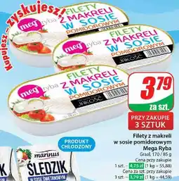 Dino Filety z makreli w sosie pomidorowym Meg oferta