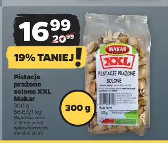 Netto Pistacje prażone solone XXL Makar oferta