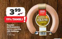 Netto Pasztet delikatesowy extra z szynką JBB Bałdyga oferta