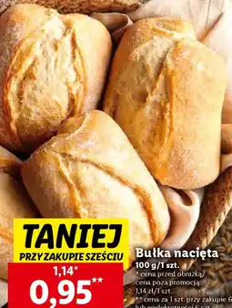 Lidl Bułka nacięta 100g oferta