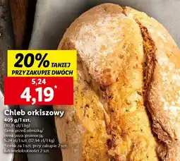 Lidl Chleb orkiszowy 405g/1 szt oferta