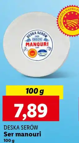 Lidl Deska serów Ser manouri 100 g oferta