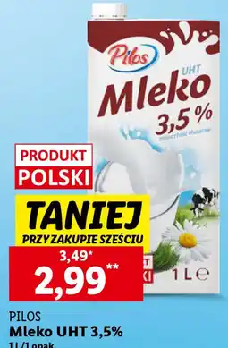 Lidl Pilos Mleko UHT 3,5% 1L/1 opak. oferta