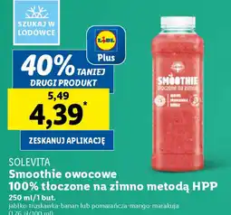 Lidl Solevita Smoothie owocowe 100% tłoczone na zimno 250 ml oferta